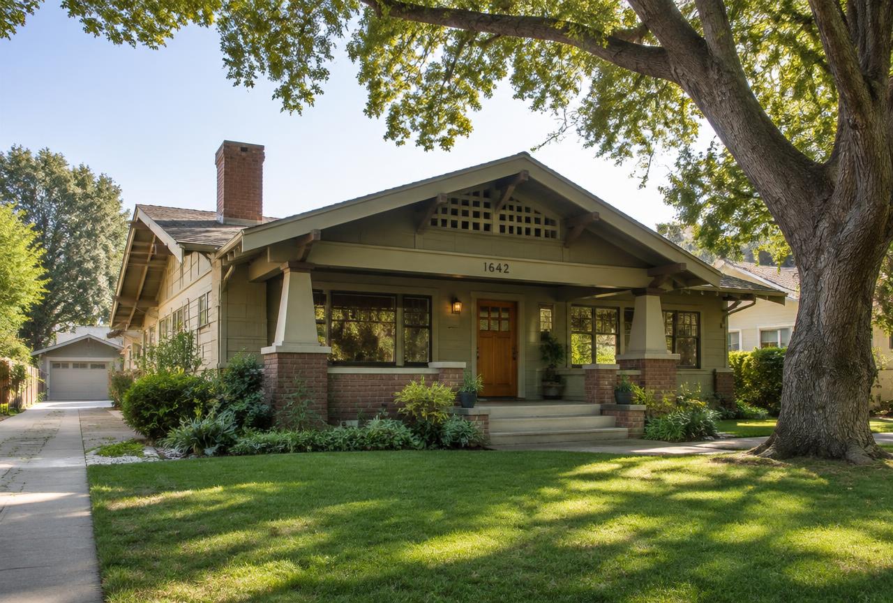 Craftsman bungalow near Bungalow Heaven, Pasadena — Bungalow Heaven area, Pasadena, CA
